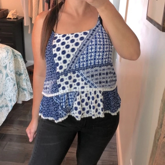 Alya by Francesca medium boho summer blouse - Picture 1 of 5
